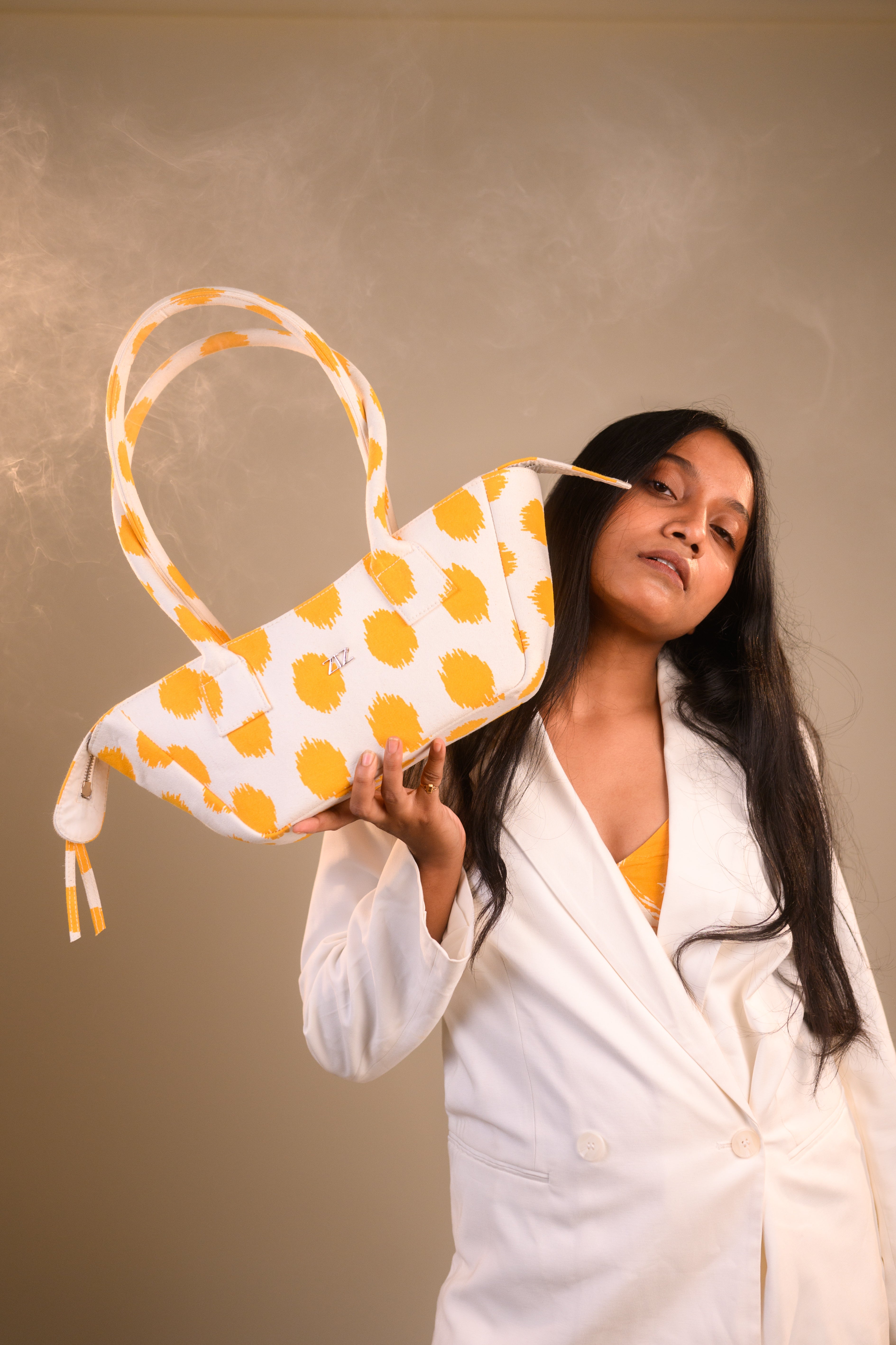 THE BAGUETTE -YELLOW PATTERN