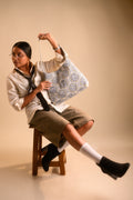 CANVAS BUCKEL BAG